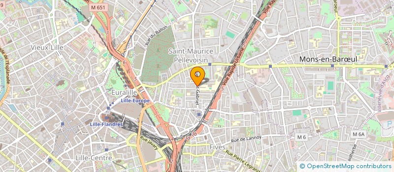 localisation de l'entreprise UNE BOUTEILLE A LA MER à LILLE