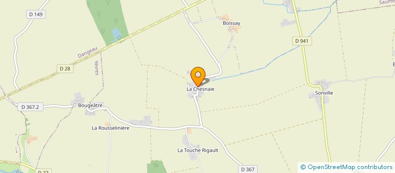 localisation de l'entreprise UNE BULLE DANS TA BULLE à DANGEAU