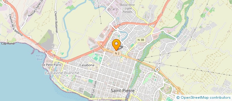 localisation de l'entreprise UNE BULLE DE BON'HEUR BY ELOISE à SAINT-PIERRE