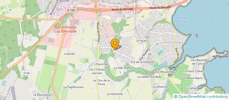 localisation de l'entreprise UNE CHACUN  LA RICHARDAIS