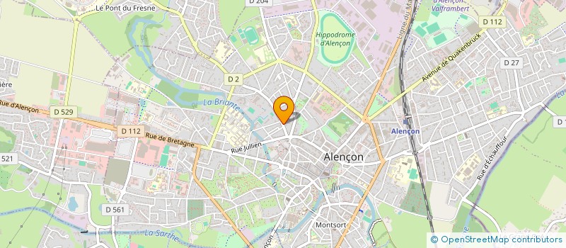 localisation de l'entreprise UNE CHANCE IN'OUIE POUR AVA à ALENCON