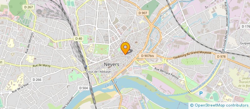 localisation de l'entreprise UNE CIGOGNE SUR LE TOIT à NEVERS
