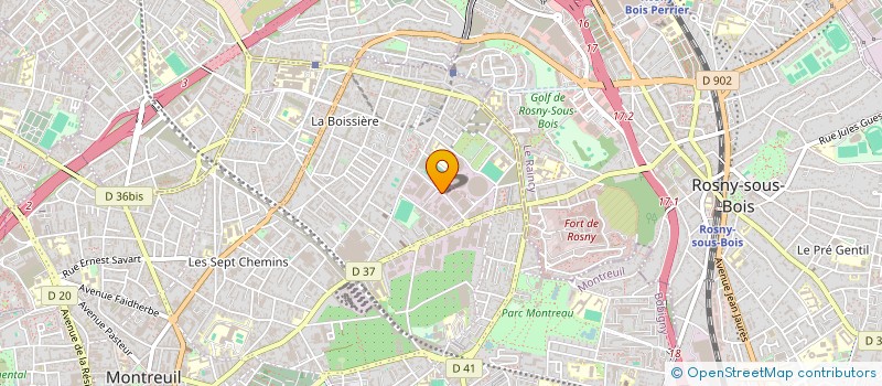 localisation de l'entreprise UNE CUISINE POUR TOUS à MONTREUIL