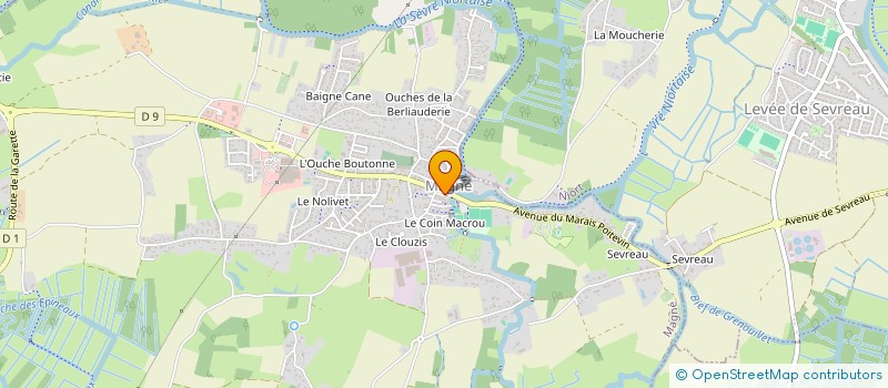 localisation de l'entreprise UNE ECOLE POUR KIBUR à MAGNE