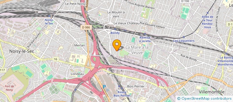 localisation de l'entreprise UNE ECOLE POUR MOI à BONDY