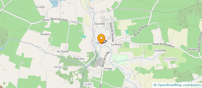 localisation de l'entreprise UNE ECONOMIE POUR DEMAIN à FRONTENAC