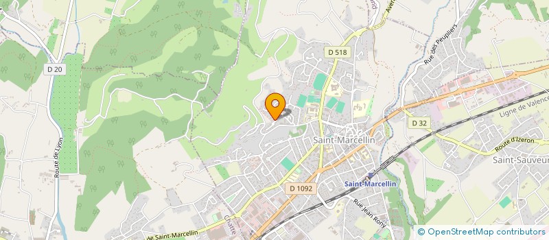 localisation de l'entreprise UNE ECOUTE POUR TOUS à SAINT-MARCELLIN