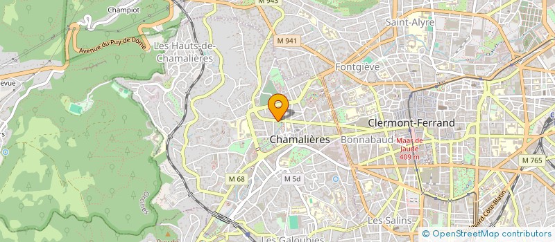 localisation de l'entreprise UNE ENVIE DE FETE à CHAMALIERES