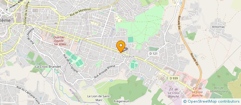 localisation de l'entreprise UNE ENVIE DE FLEURS à SOYAUX
