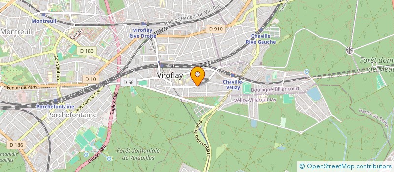 localisation de l'entreprise UNE ESCALE à VIROFLAY