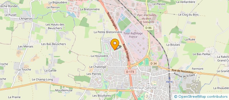 localisation de l'entreprise UNE ETOILE  VERN-SUR-SEICHE