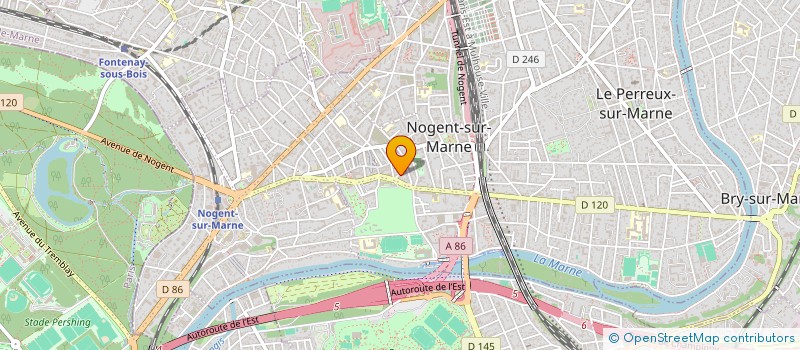 localisation de l'entreprise UNE ETOILE A LA MER  NOGENT-SUR-MARNE