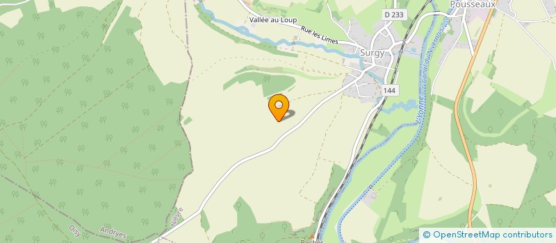 localisation de l'entreprise UNE ETOILE AU FIRMAMENT à SURGY
