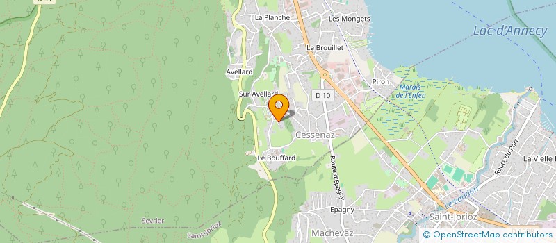 localisation de l'entreprise UNE ETOILE DE PLUS à SEVRIER