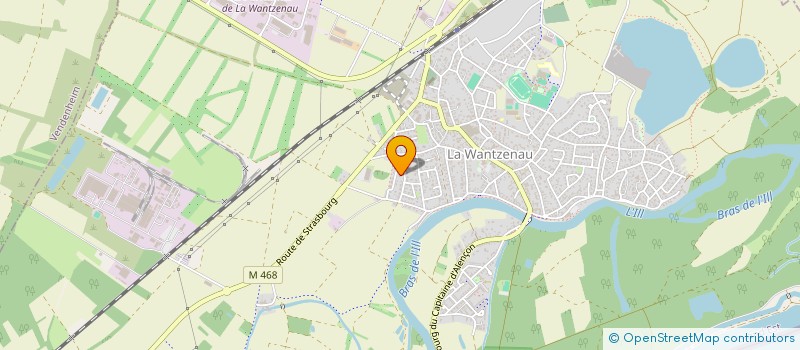 localisation de l'entreprise UNE ETOILE DES IDEES  LA WANTZENAU