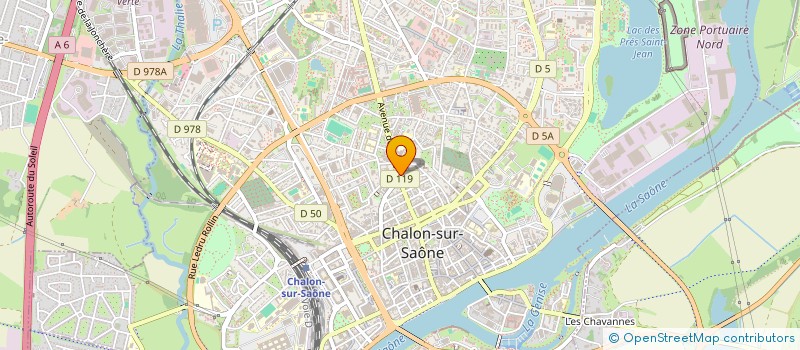 localisation de l'entreprise UNE FAMILLE DES SOURIRES à CHALON-SUR-SAONE