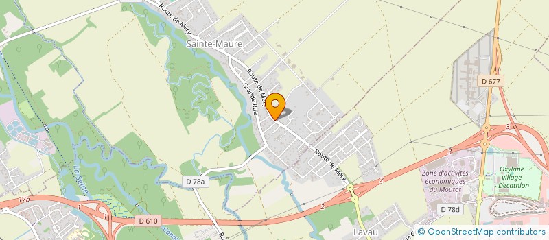 localisation de l'entreprise UNE FERME DANS MA VILLE  SAINTE-MAURE