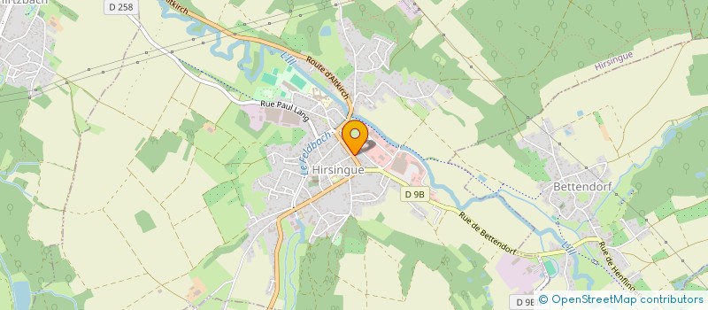 localisation de l'entreprise UNE FLEUR  HIRSINGUE