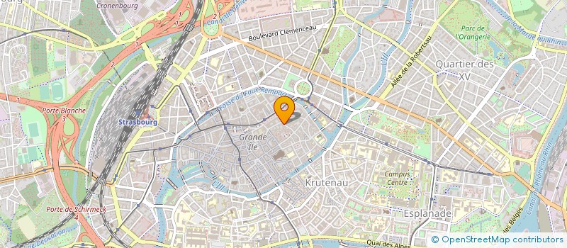 localisation de l'entreprise UNE FLEUR DES CHAMPS  STRASBOURG