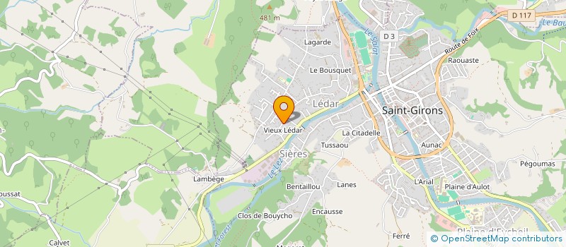 localisation de l'entreprise UNE FOURMI VERTE à SAINT-GIRONS