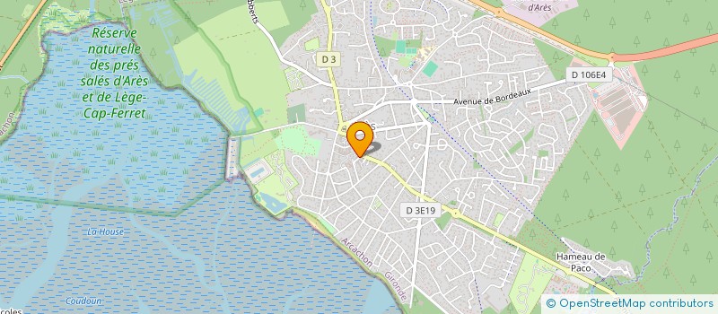 localisation de l'entreprise UNE GARE DES REGARDS  ARES