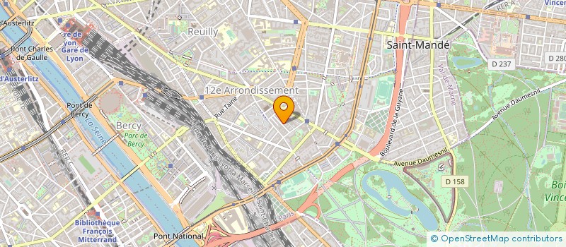 localisation de l'entreprise UNE GOUTTE D'ORGANISATION PRODUCTIONS  PARIS