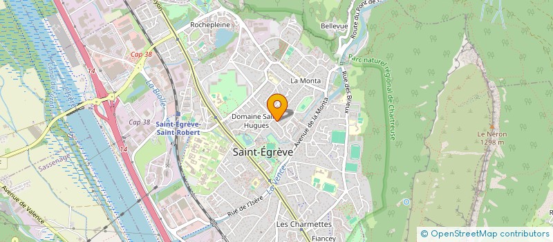 localisation de l'entreprise UNE GOUTTE DE VIE  SAINT-EGREVE