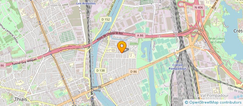 localisation de l'entreprise UNE GRAINE DE GENEROSITE à CHOISY-LE-ROI
