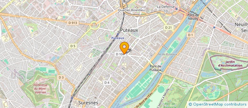 localisation de l'entreprise UNE HEURE D'AVANCE à PUTEAUX