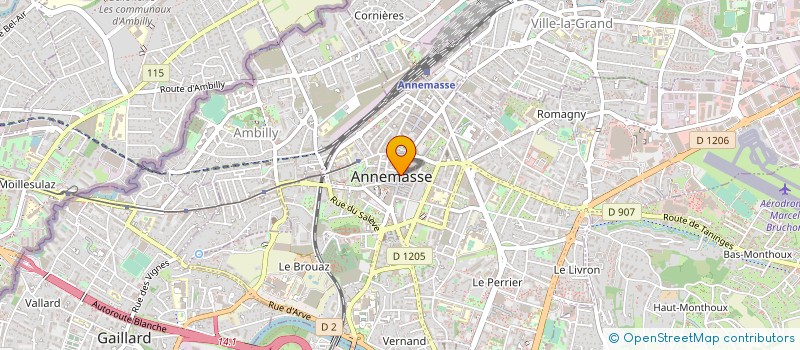 localisation de l'entreprise UNE HEURE PHOTO à ANNEMASSE