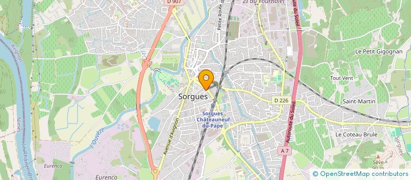 localisation de l'entreprise UNE HISTOIRE D'ONGLES à SORGUES