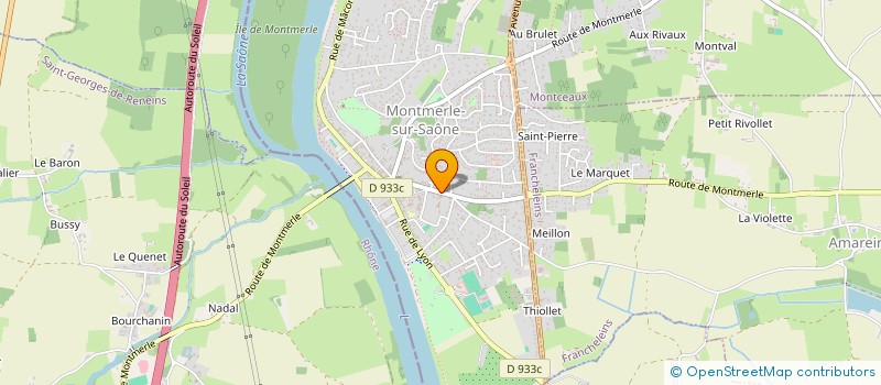 localisation de l'entreprise UNE HISTOIRE DE FAMILLE VILLEFRANCHE NATIONALE  MONTMERLE-SUR-SAONE