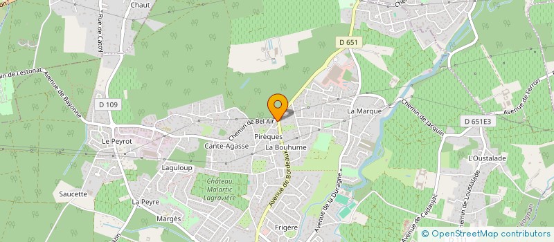 localisation de l'entreprise UNE HISTOIRE DE FEMMES à LEOGNAN
