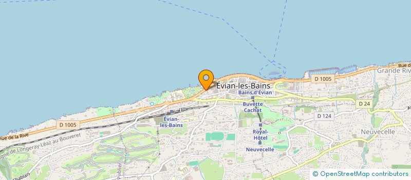 localisation de l'entreprise UNE HISTOIRE DE GOUT à EVIAN-LES-BAINS