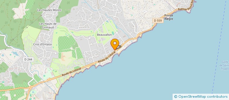 localisation de l'entreprise UNE HISTOIRE DE LIVRES à GRIMAUD
