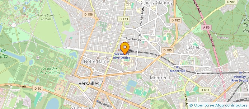 localisation de l'entreprise UNE HISTOIRE DE TOIT - YVELINES à VERSAILLES