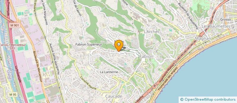 localisation de l'entreprise UNE HISTOIRE ROMANTIQUE à NICE