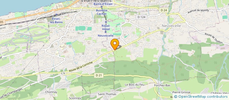 localisation de l'entreprise UNE IDEE DE GENIE  NEUVECELLE