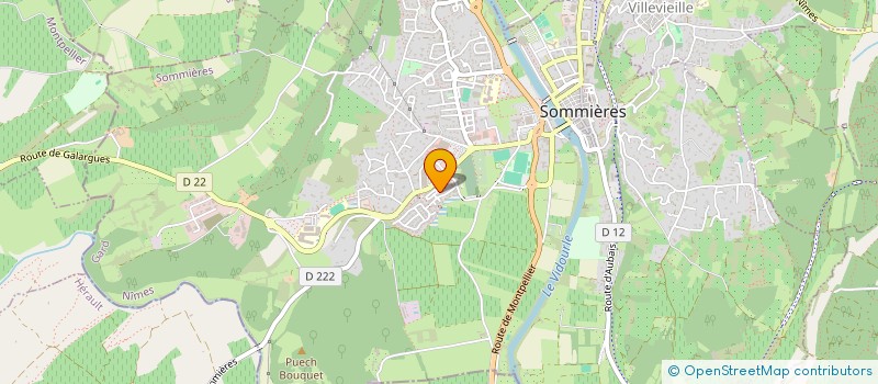 localisation de l'entreprise UNE IDEE EN CARTON  SOMMIERES