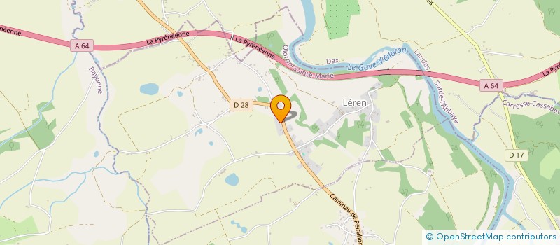 localisation de l'entreprise UNE IDEE EN L AIR 64  SAINT-DOS