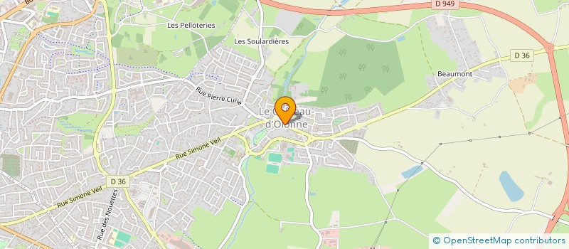 localisation de l'entreprise UNE IDEE EN TETE à LES SABLES D'OLONNE