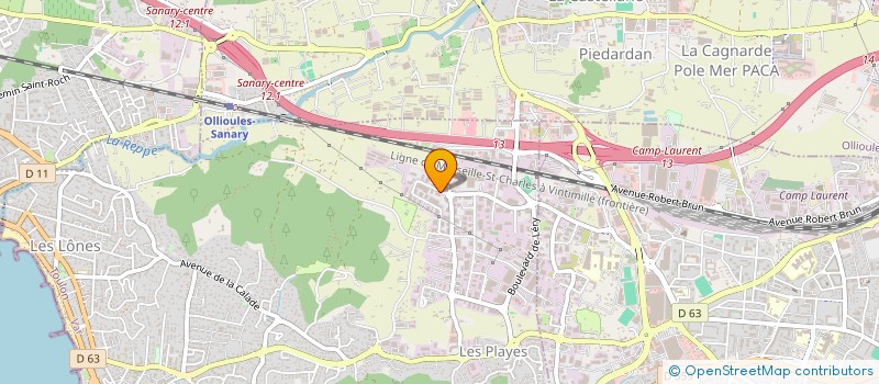 localisation de l'entreprise UNE ILE EN MER à SIX-FOURS-LES-PLAGES