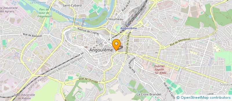 localisation de l'entreprise UNE IMAGE EN PLUS - ESPACE MARENGO à ANGOULEME