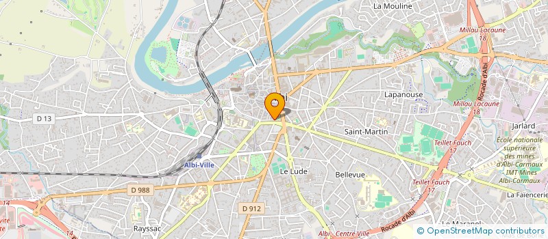 localisation de l'entreprise UNE JOURNEE EN FLEURS  ALBI