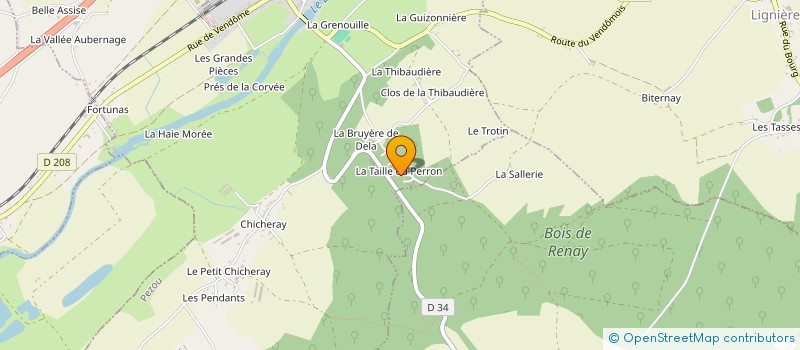 localisation de l'entreprise UNE LUEUR D'ANGE à PEZOU