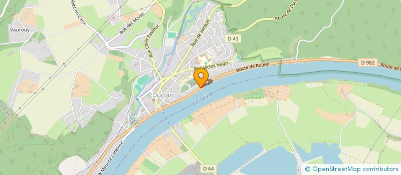 localisation de l'entreprise UNE LUEUR POUR DEMAIN  DUCLAIR