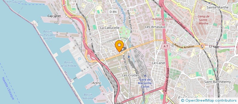 localisation de l'entreprise UNE MAIN POUR ECRIRE à MARSEILLE