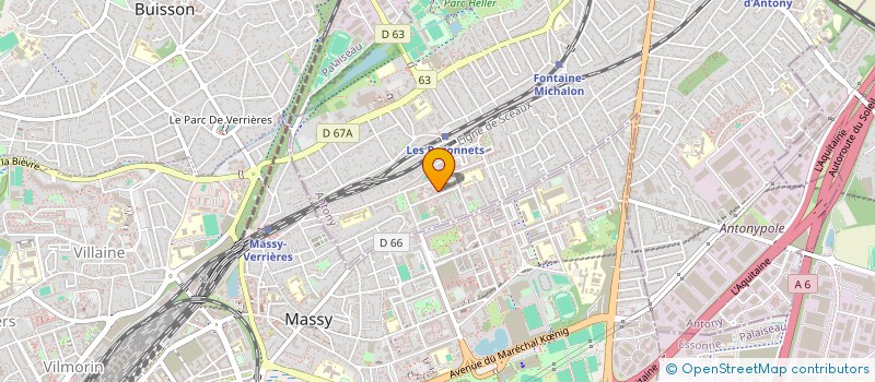 localisation de l'entreprise UNE MAIN TENDUE POUR SECOURIR à ANTONY