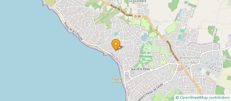 localisation de l'entreprise UNE MAISON EN VILLE à BREM-SUR-MER
