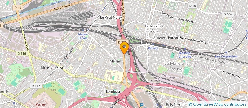 localisation de l'entreprise UNE MEILLEURE SANTE  NOISY LE SEC